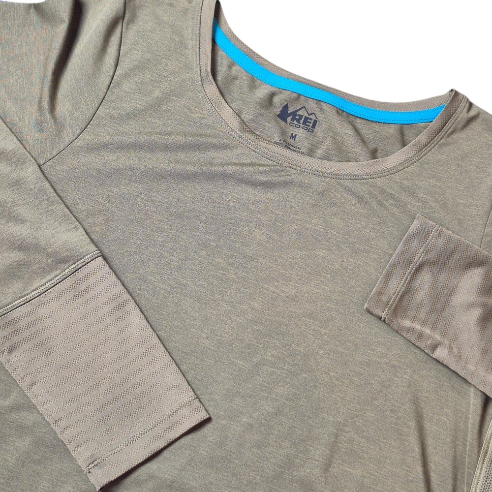 REI Co-op Womens M Long Sleeve Performance Tunic Top Lightweight Activewear